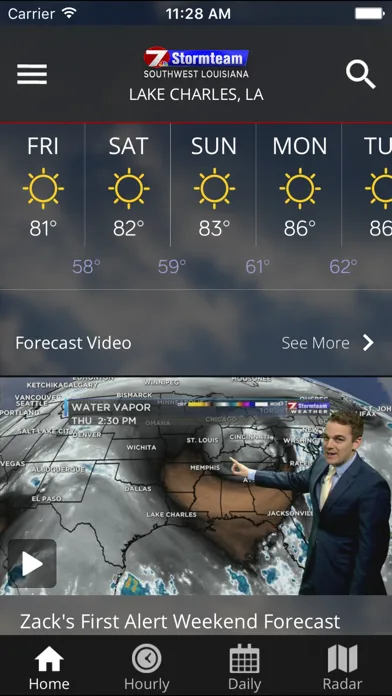 KPLC 7 First Alert Weather screenshot 2