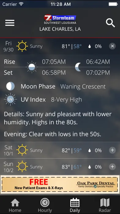KPLC 7 First Alert Weather screenshot 4