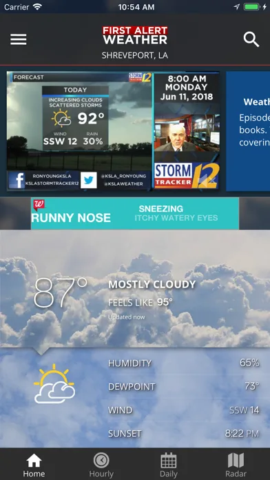 KSLA 12 First Alert Weather screenshot 1
