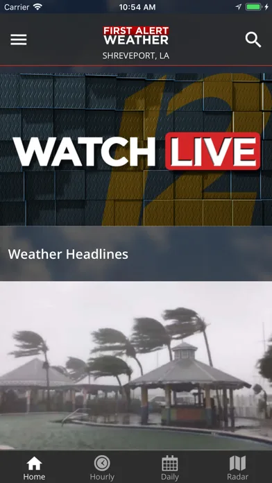 KSLA 12 First Alert Weather screenshot 2