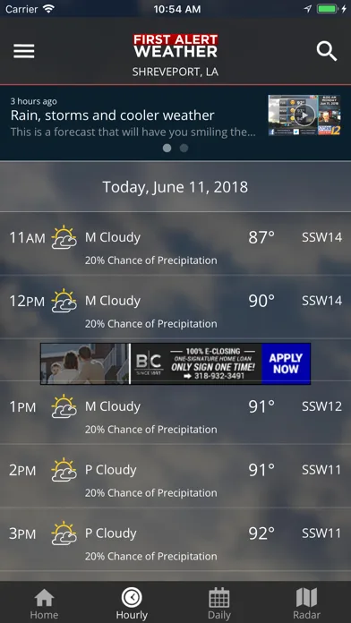 KSLA 12 First Alert Weather screenshot 3