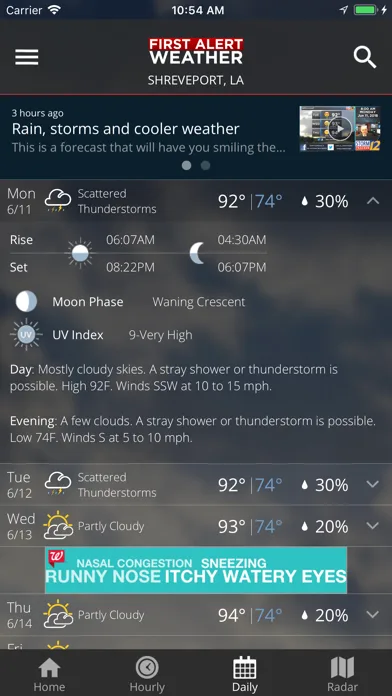 KSLA 12 First Alert Weather screenshot 4
