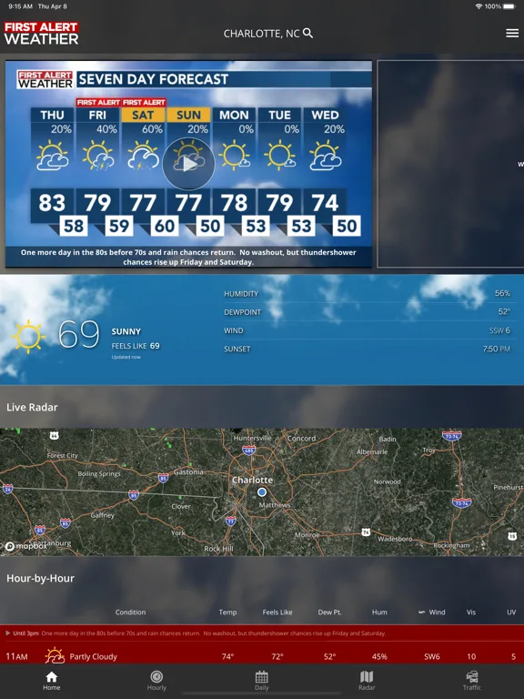 WBTV First Alert Weather screenshot 4