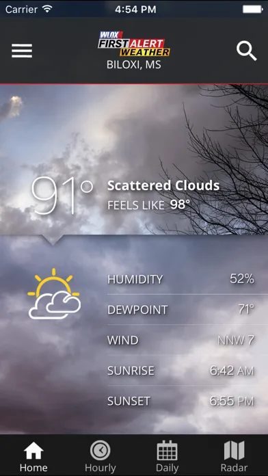 WLOX Weather screenshot 1