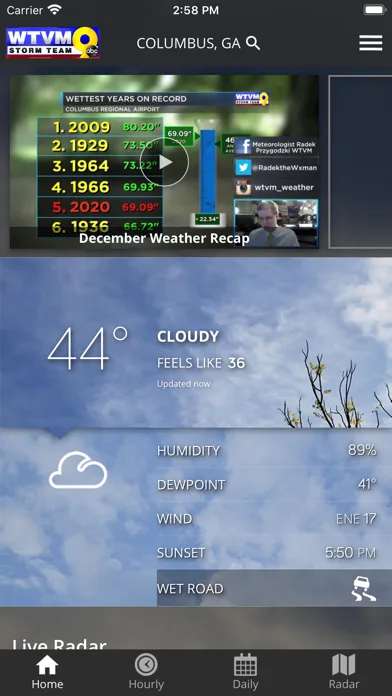 WTVM Storm Team Weather screenshot 1
