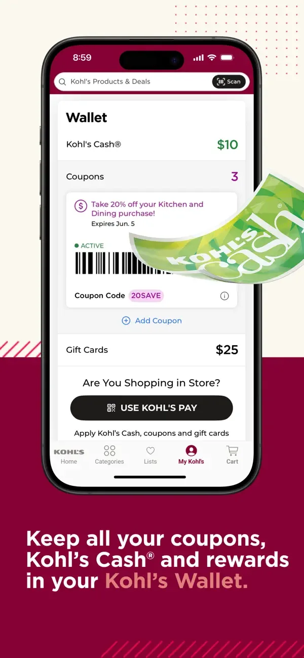Kohl's - Shopping & Discounts screenshot 1