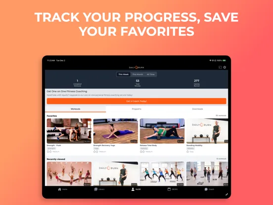 Daily Burn: Workout Coach screenshot 5