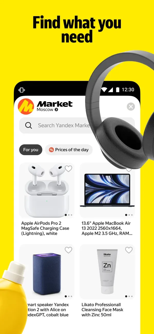 Yandex Go: Taxi Food Market screenshot 4