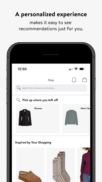 Nordstrom screenshot 1