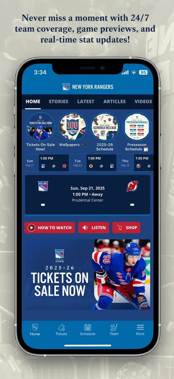 New York Rangers Official App screenshot 3