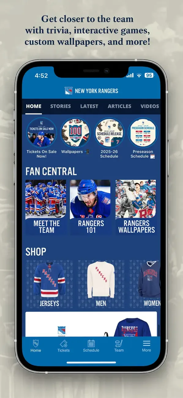 New York Rangers Official App screenshot 5