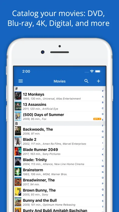 iCollect Movies: DVD Tracker screenshot 1