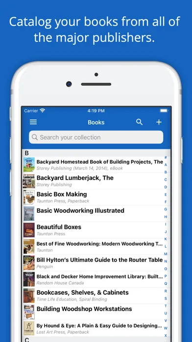 iCollect Books: Library List screenshot 1