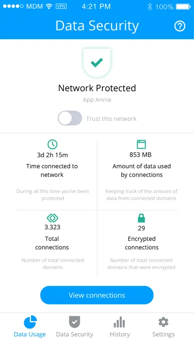 My Data Manager VPN Security screenshot 1