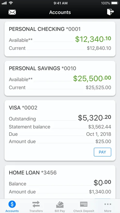 Mechanics Bank Mobile Banking screenshot 2