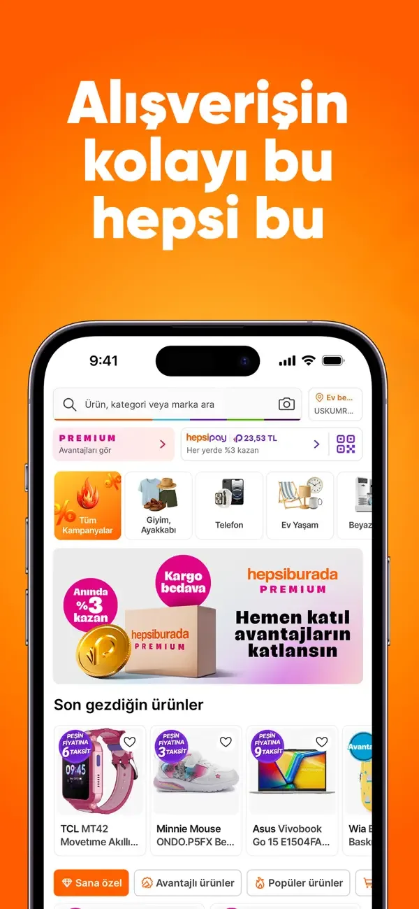 Hepsiburada: Online Shopping screenshot 1