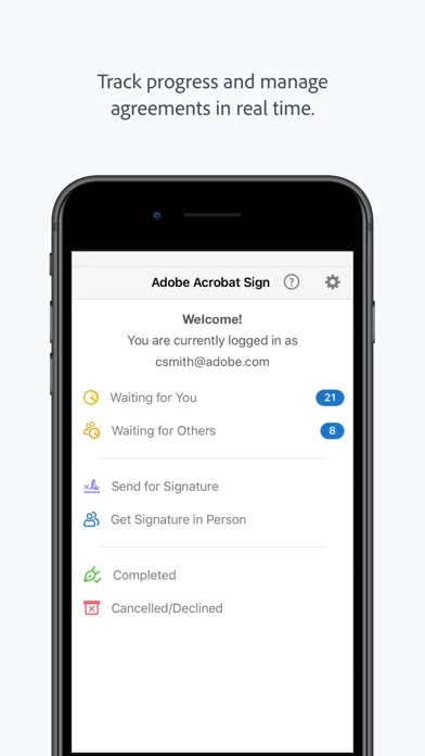 Adobe Acrobat Sign screenshot 1
