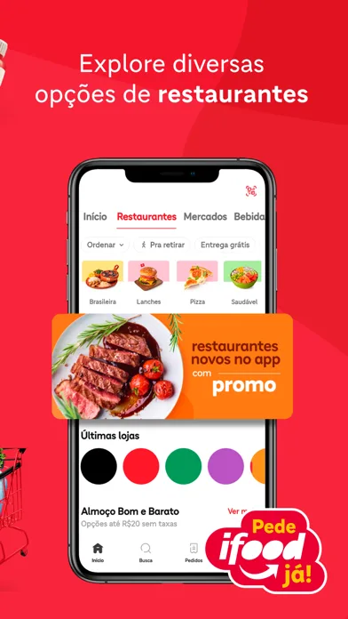 iFood: pedir delivery em casa screenshot 2