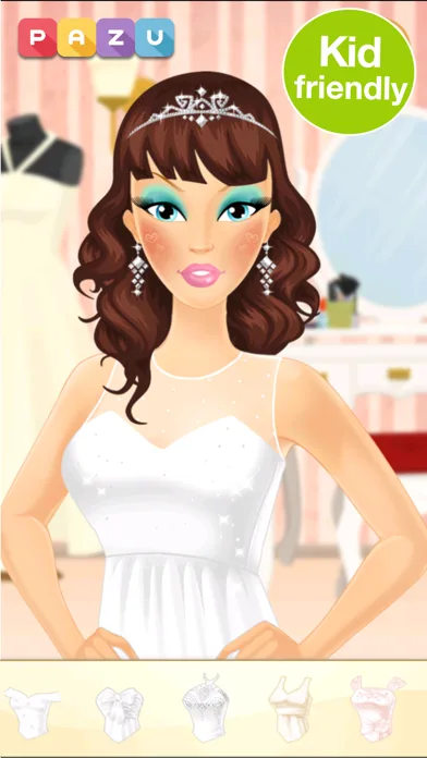 Makeup Girls Wedding Dress up screenshot 3