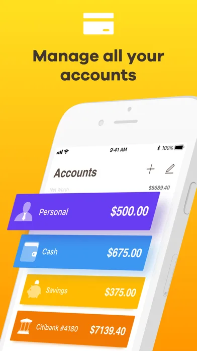 Checkbook - Account Tracker screenshot 1