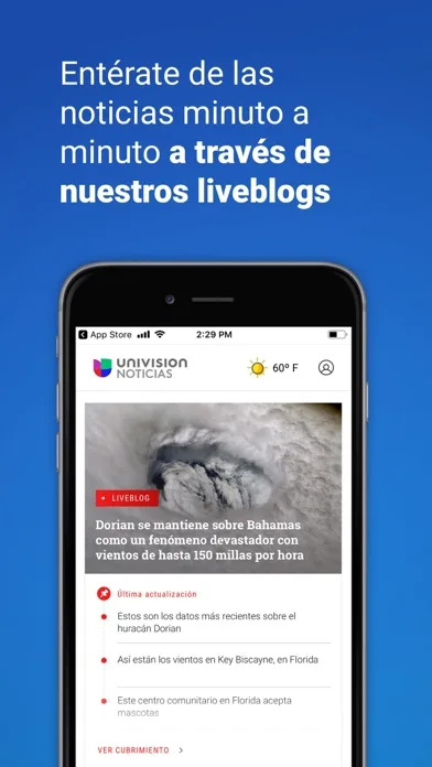 Univision Noticias screenshot 4