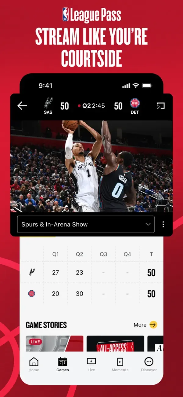 NBA: Live Games & Scores screenshot 3