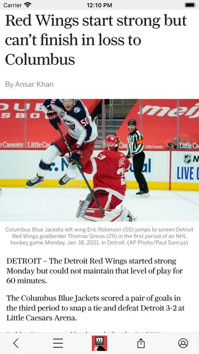 MLive.com: Red Wings News screenshot 2