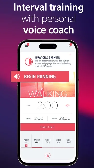 C25K® 5K Running Coach & Map screenshot 2