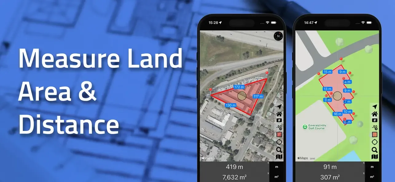 Area & Distance - Map Measure screenshot 1