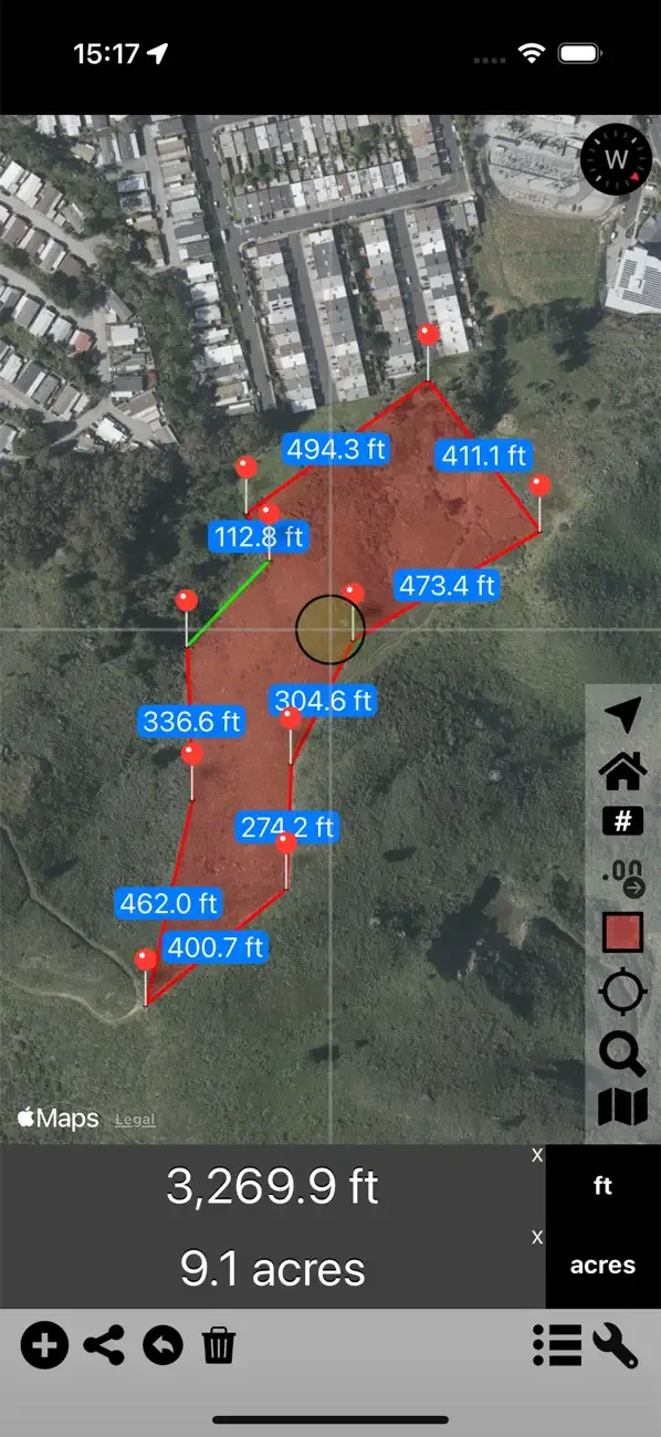 Area & Distance - Map Measure screenshot 2