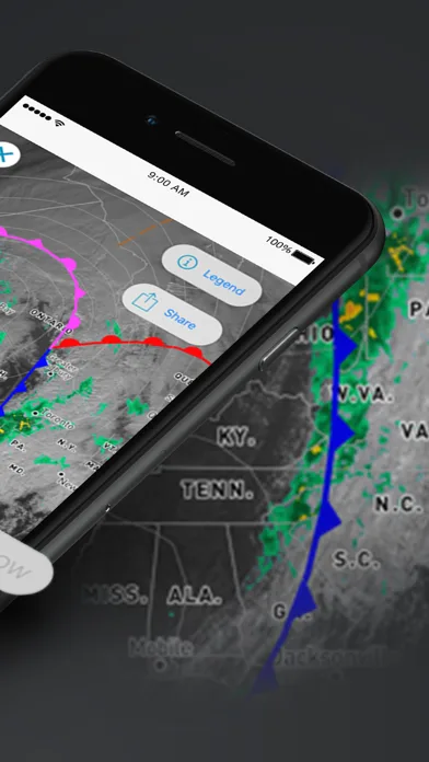 Weather Underground: Local Map screenshot 2