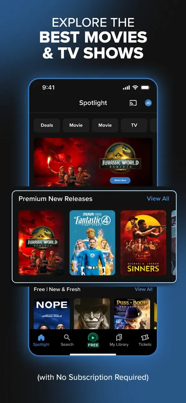 Fandango at Home: Movies & TV screenshot 1