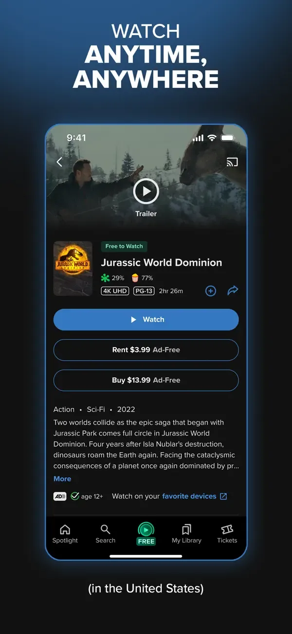 Fandango at Home: Movies & TV screenshot 3