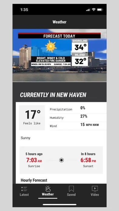 WTNH News 8 screenshot 2