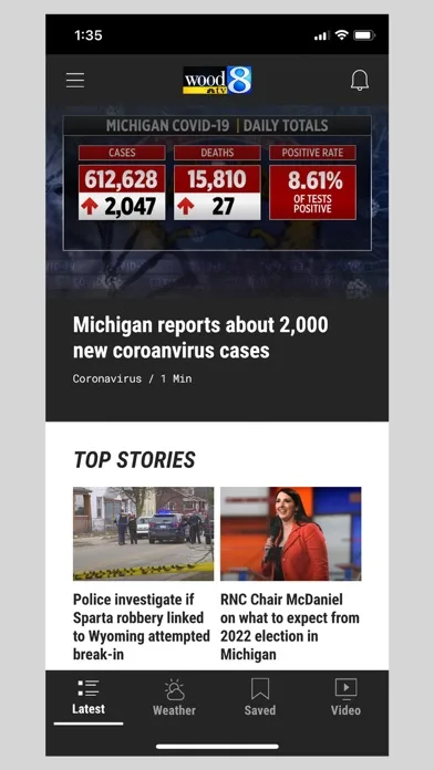 WOOD TV8 - Grand Rapids News screenshot 1