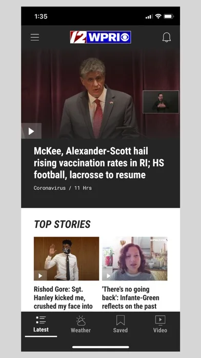 WPRI 12 News - Providence, RI screenshot 1