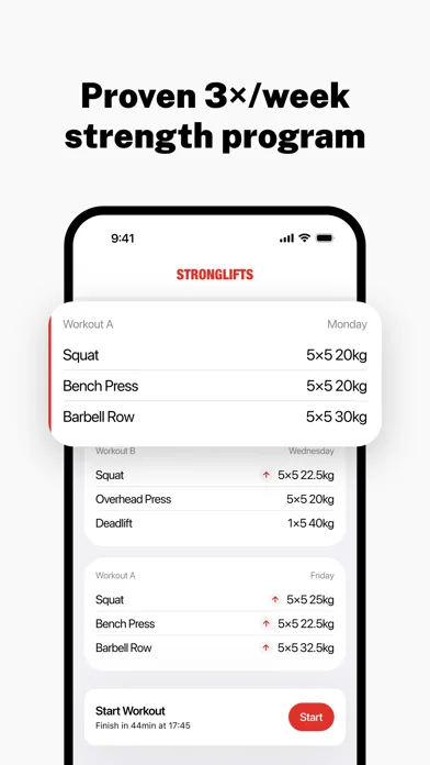 Stronglifts 5x5 Workout screenshot 1
