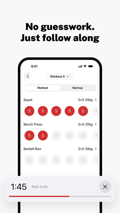 Stronglifts 5x5 Workout screenshot 2