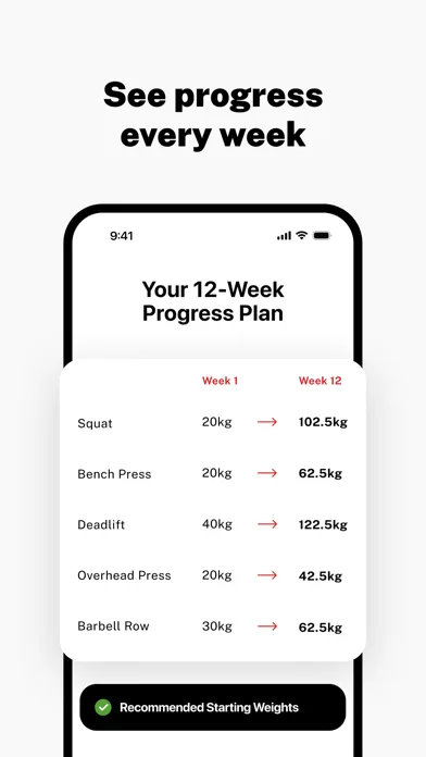 Stronglifts 5x5 Workout screenshot 5