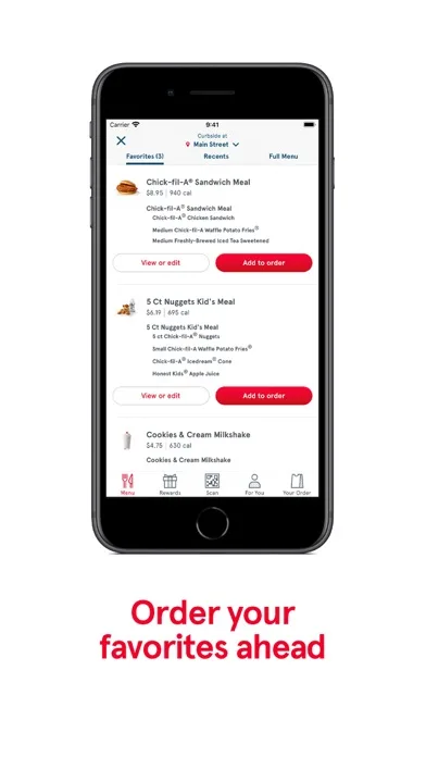Chick-fil-A screenshot 4