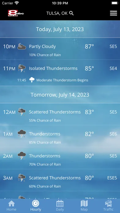 KTUL WX screenshot 2
