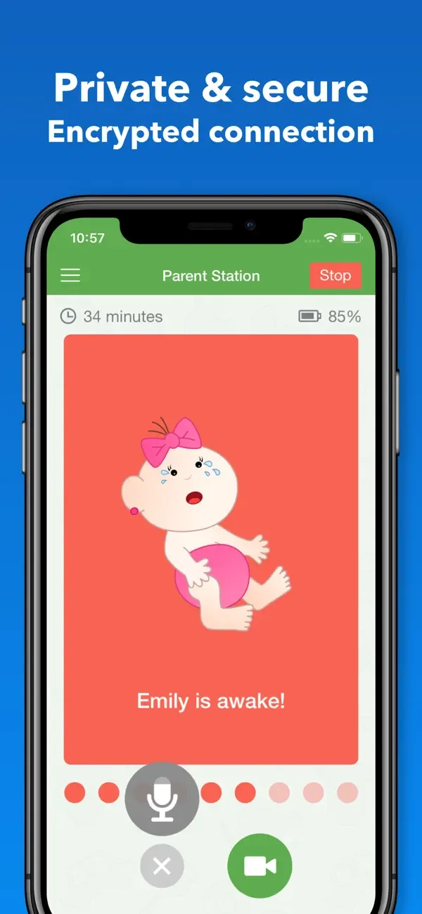 Baby Monitor 3G screenshot 2