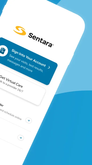 Sentara MyChart screenshot 4