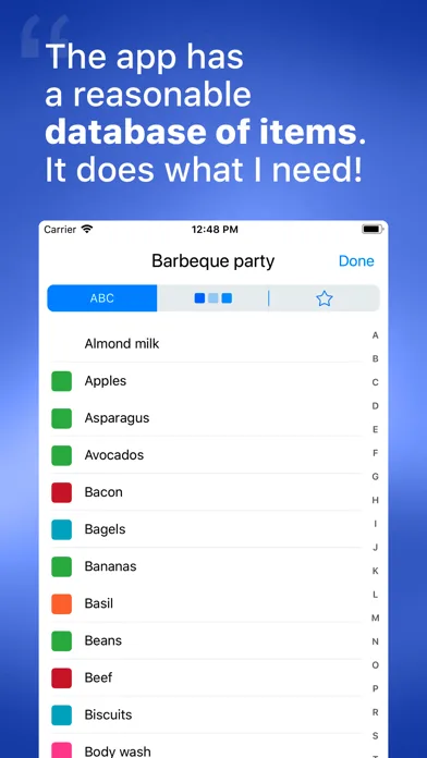 Grocery List with Sync screenshot 5