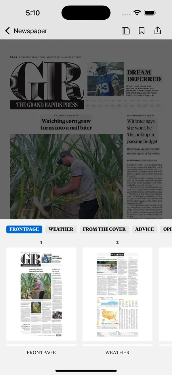 Grand Rapids Press screenshot 4