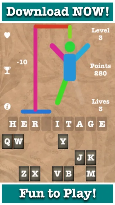 Stress Free Hangman 44k screenshot 1