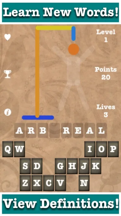 Stress Free Hangman 44k screenshot 3