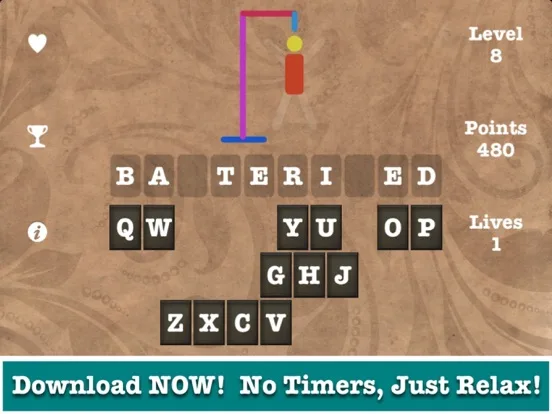 Stress Free Hangman 44k screenshot 4