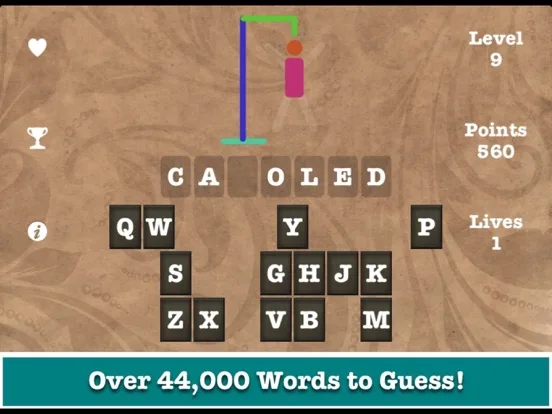 Stress Free Hangman 44k screenshot 5
