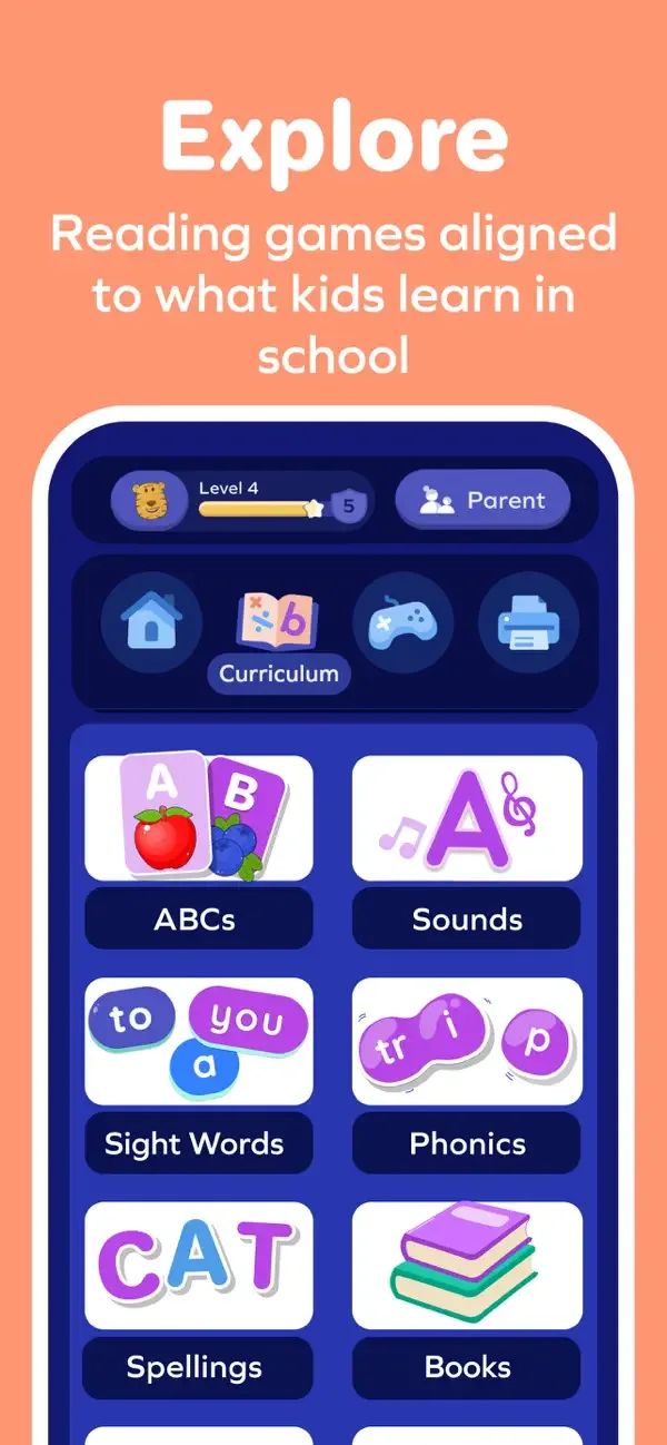 Splash Reading: Games for Kids screenshot 2